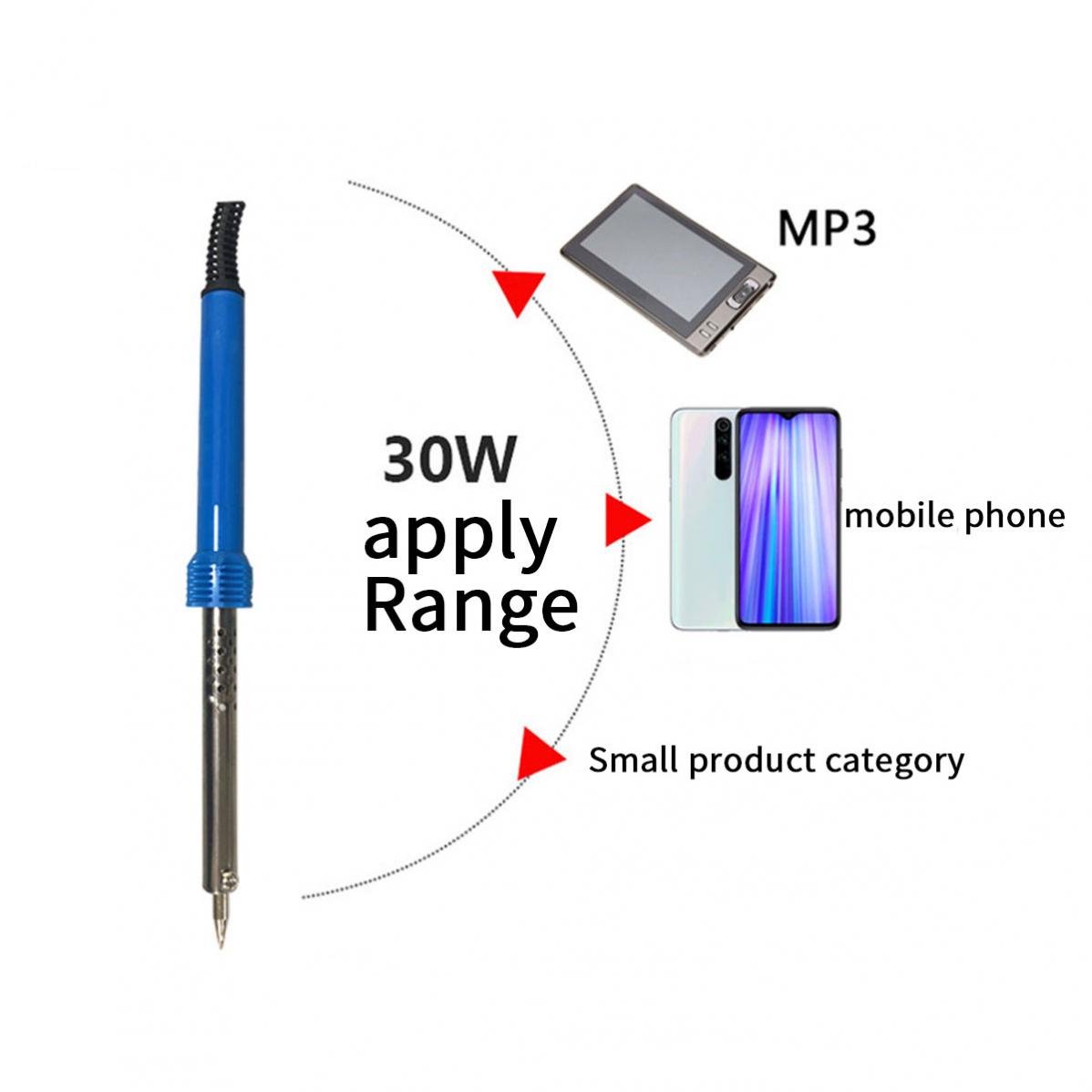 Nombre 4, Fer à souder à température réglable 220V 110V 30W 40W 60W, outil de réparation de pointes de crayon thermique à souder électrique US/EU P