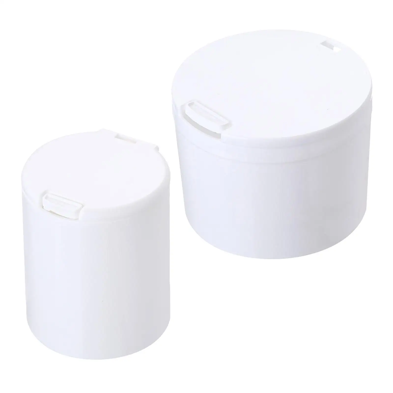 Cotton Swabs Holder with Lid Dustproof Container for Cotton Round Pads Toothpick