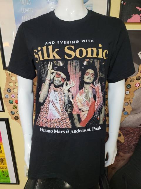 Silk Sonic Bruno Mars & Anderson Paak Dolby Live Las Vegas Concert T Shirt  Large - AliExpress