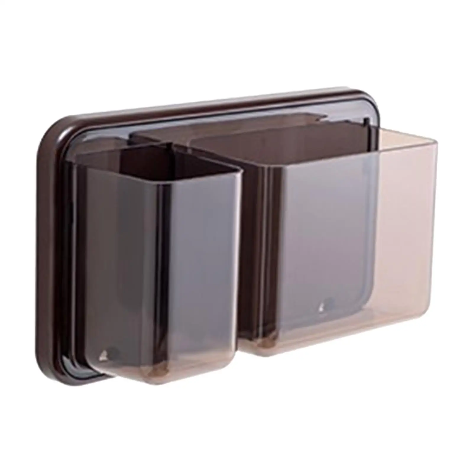 Wall Mount Magnet Kitchen Storage Box Portable Transparent Magnet Freezer Storage Baskets for Household Kitchen Bathroom Pantry