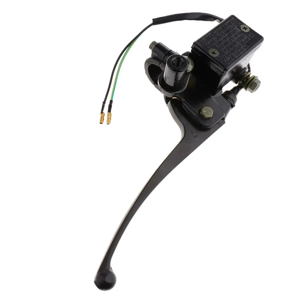 Waterproof Alloy Rear  Cylinder Brake Pump Lever Replacement for Motorcross  Black