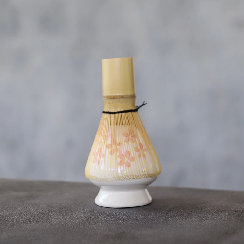 3-teiliges Matcha-Rührständer-Set (japanisches Bestellzubehör) inklusive 3 Löffeln und Teepinselhalter_voghion.com
