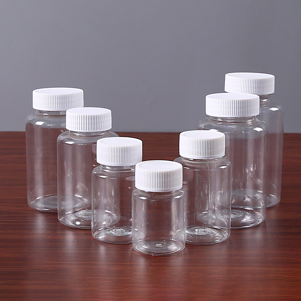 Best of 30ml 50ml100ml 200ml 250ml Plastic PET Clear Empty Seal Bottle Solid Powder Medicine Pill Vial Container Reagent Packing Bottle Reviews & Tips