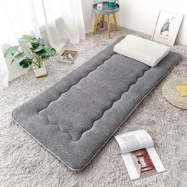 Japanese Space Saving Bedroom Furniture Single Memory Foam Topper Tatamis Colchonetas  Para Dormir En El Piso Cotton Mattress - Mattresses - AliExpress