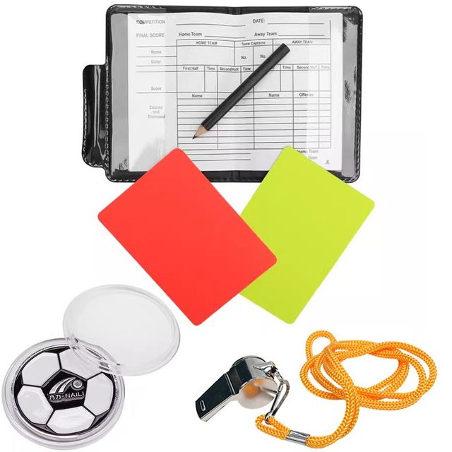Set Carte Arbitro Calcio 12 Pezzi Con Portacarte - Accessori Per Arbitri Di Pallavolo E Calcio - Foto 6
