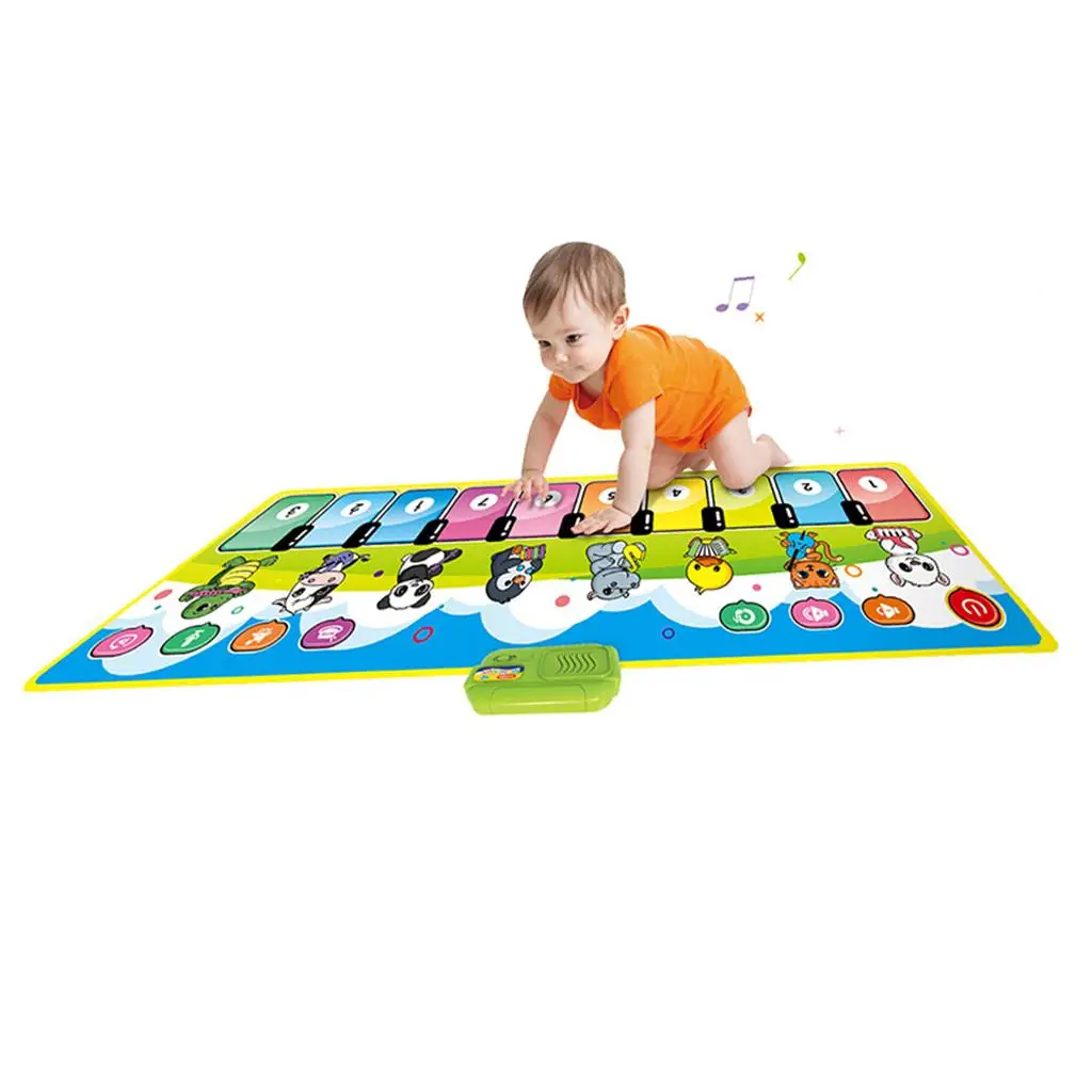 Floor Piano Keyboard Mat with 8 Instrument Sounds Early Educational Toys  Toddlers Boy Girl