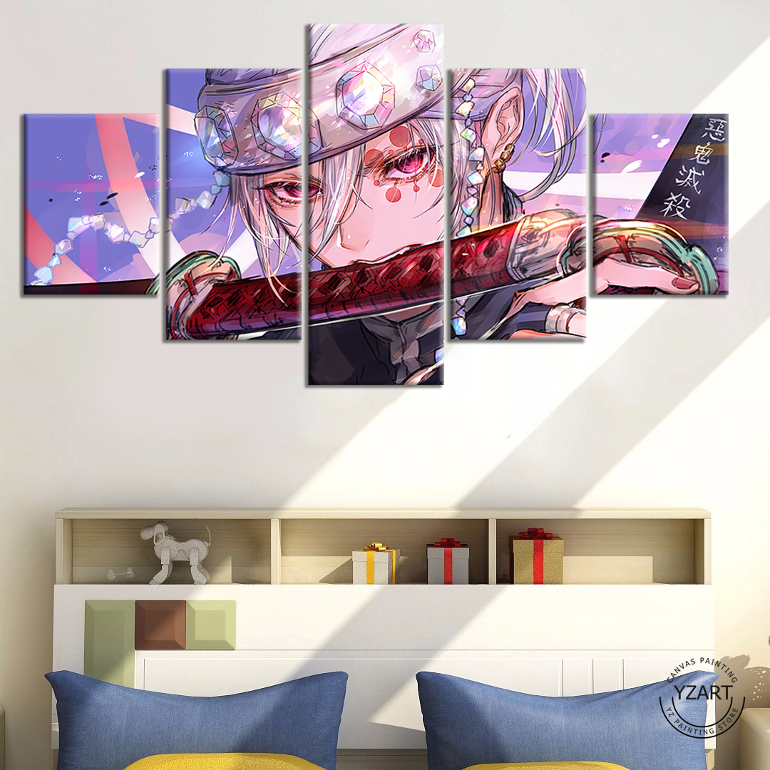 Waliicorners Anime Art Demon Slayer Poster Tengen Uzui Sound Hashira Canvas Anime Poster 5 Scfecaeba08cc4572b7202e27d14aa38df