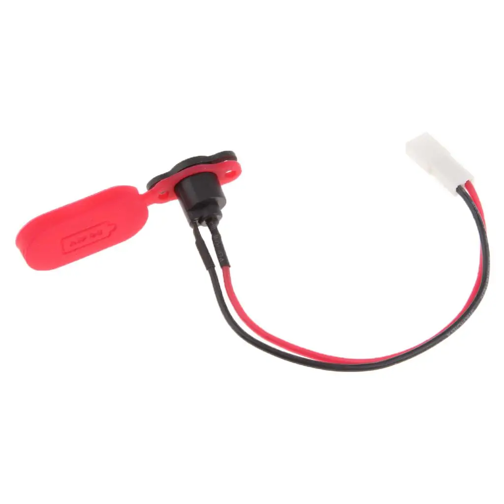 Rubber Dust Plug   Charging Cable Cord for   Electric Scooter