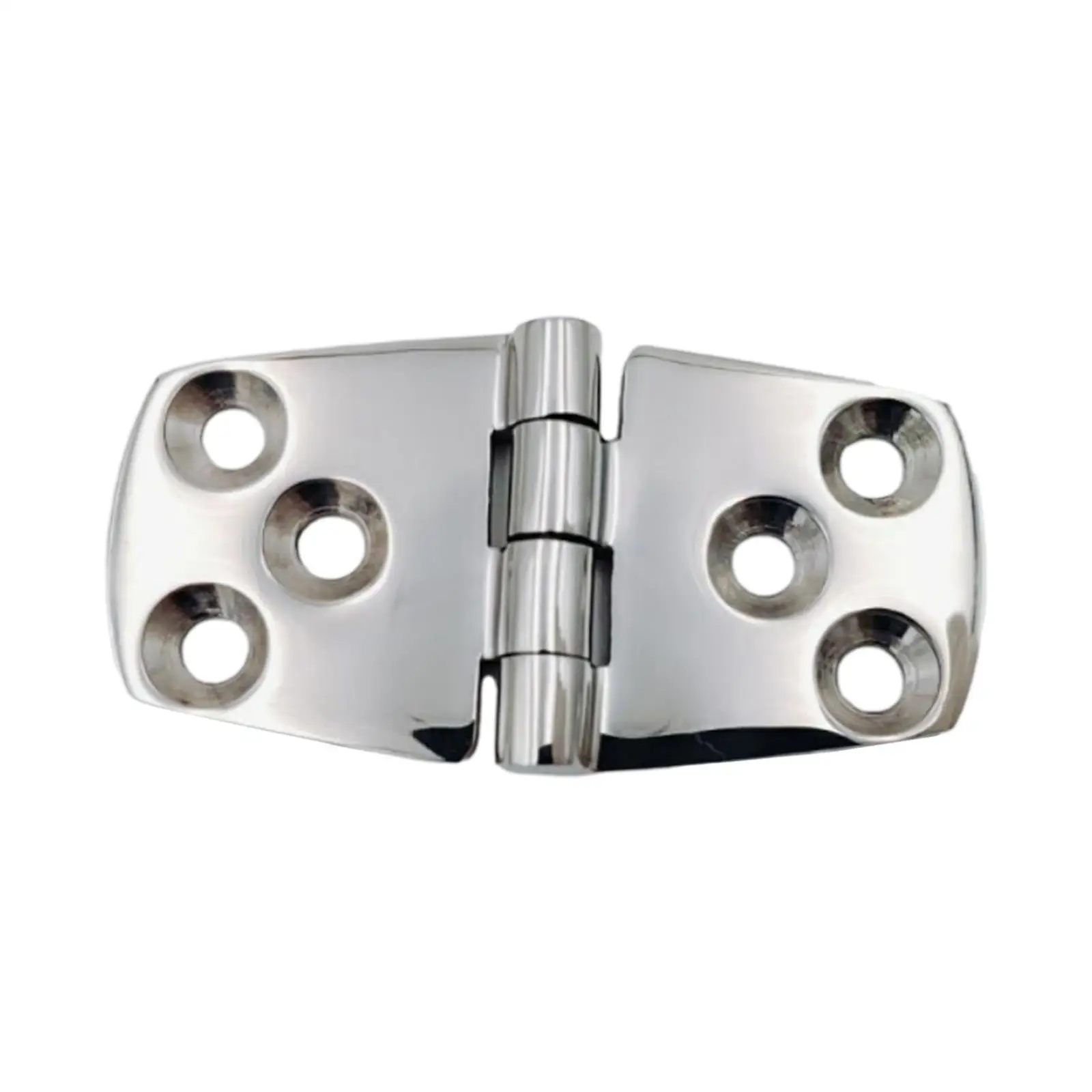 Marine Hinge Flush Mount 6 Holes Hinges Polished Surface for Rvs Door Hatch