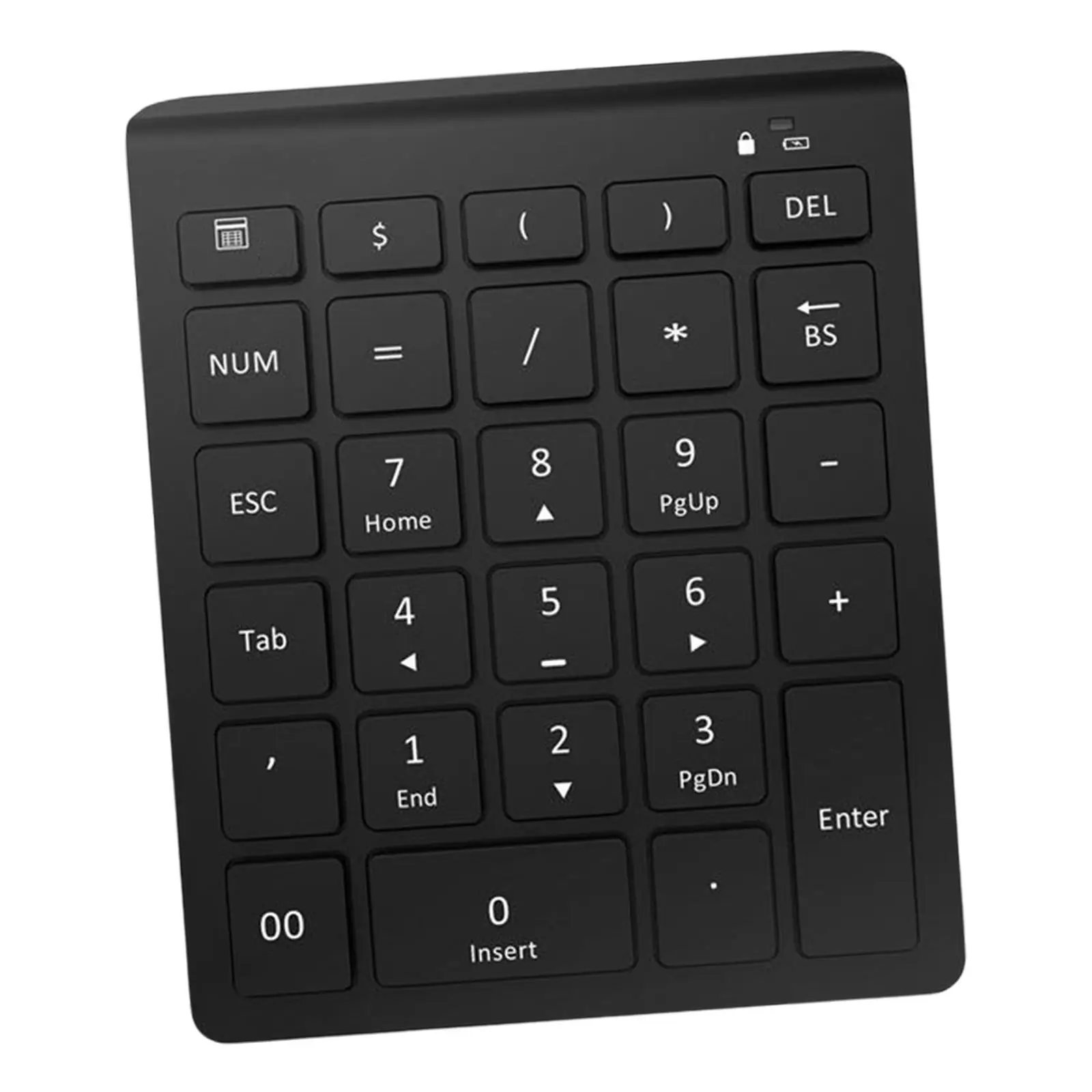 Bluetooth Number Pad 28Key Number Battery Powered for PC Accountant