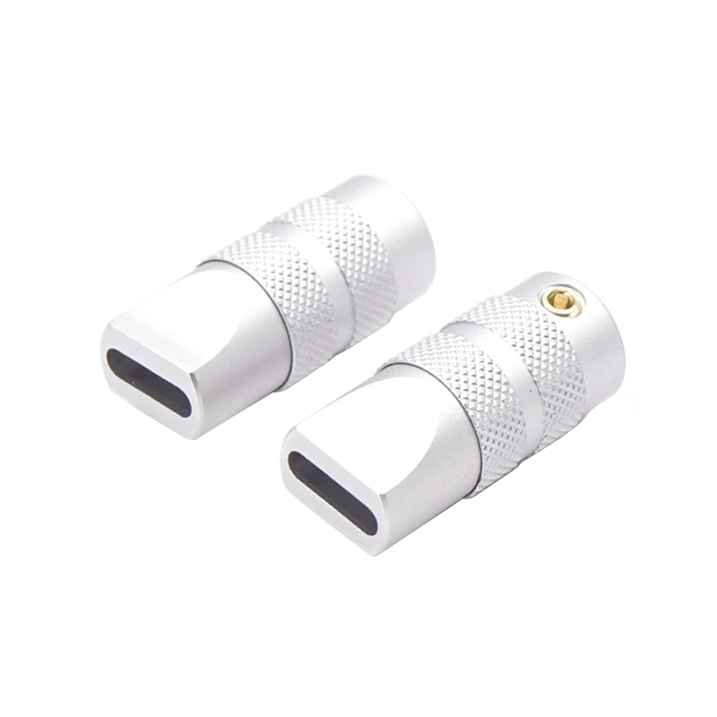 USB C Typ-C für für Gehäuse Datenkabel Ladegerät Draht Stecker Metall für DIY Zubehör 2x0,6 Schwarz Weiß Gehäuse – Detail 4
