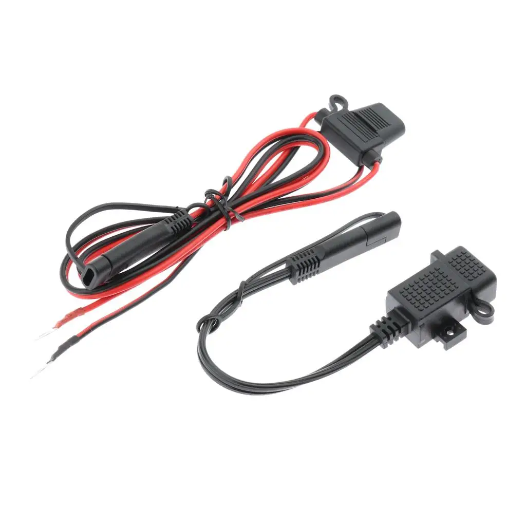 Waterproof USB Charger Adapter Power Supply Socket Universal Motorcycle Electric Accessories	