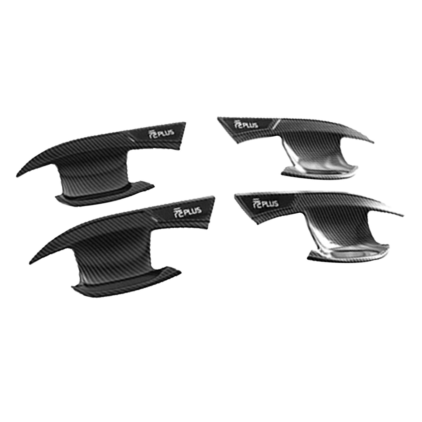 4Pcs Car Door Bowl Handle Trim Stickers Non Scratch Protection Sticker Replaces Spare Parts for Byd Yuan Plus 22