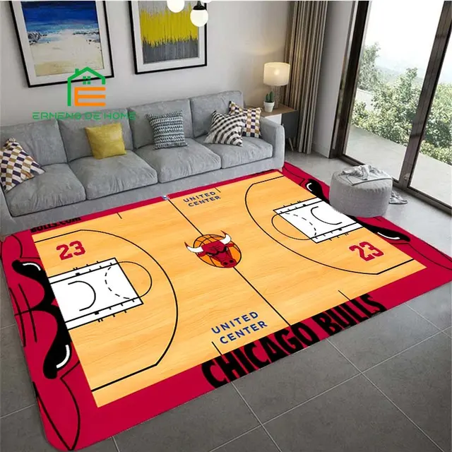 Chicago Bulls Rug, Basketball Team Living Room Carpet, Fan Cave Floor Mat –  Custom Size And Printing - Small …