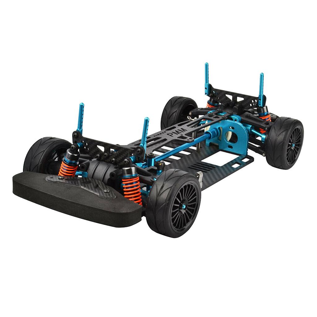 1/10 Scale RC 257mm Wheelbase Chassis Frame for  TT01 Model Car Parts
