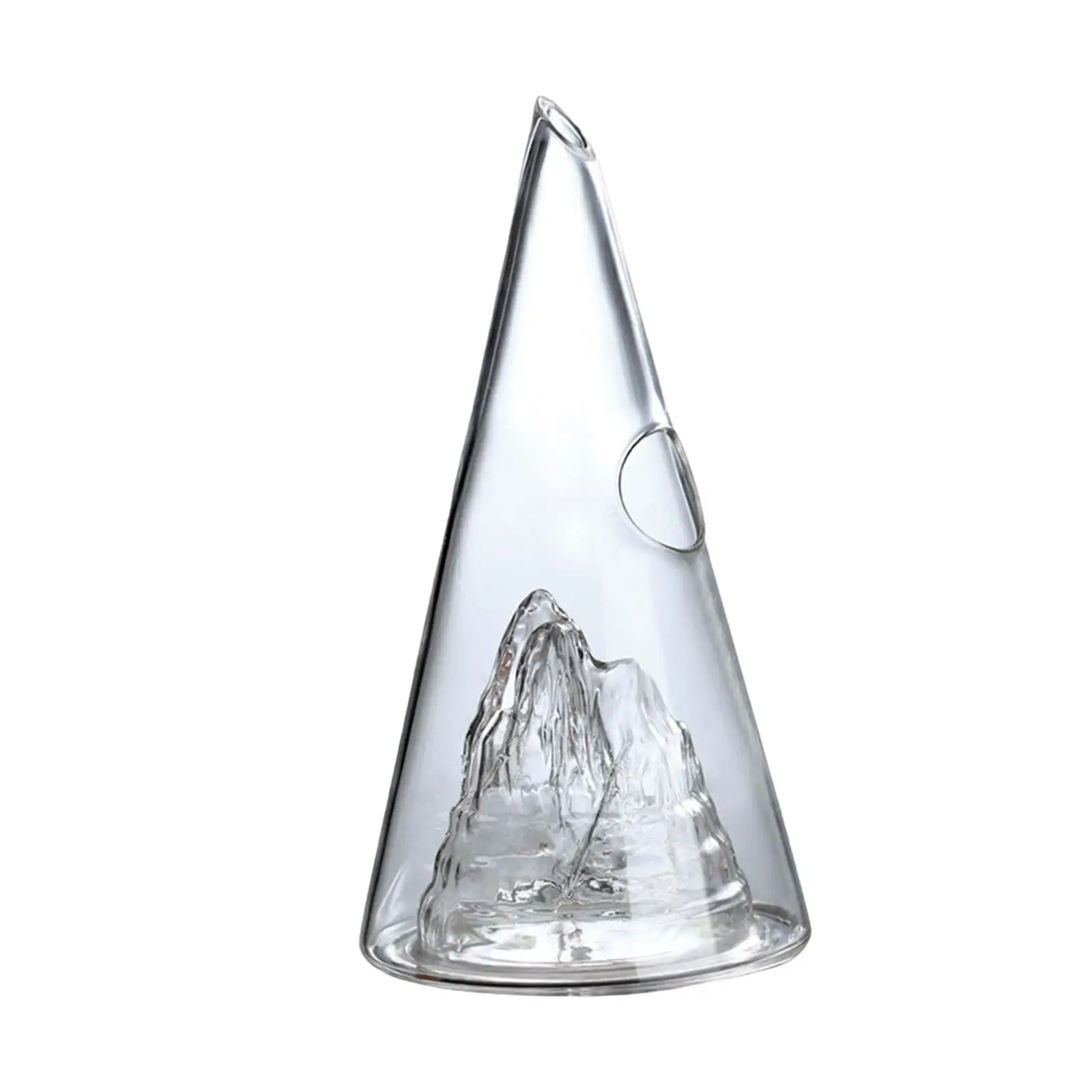 Creative Glass Decanter Transparent Spout Decanter for Desktop Kitchen