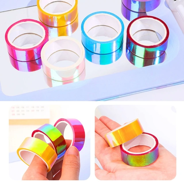 6Pcs Colored Masking Tape, Colored Painters Tape For Arts & Crafts