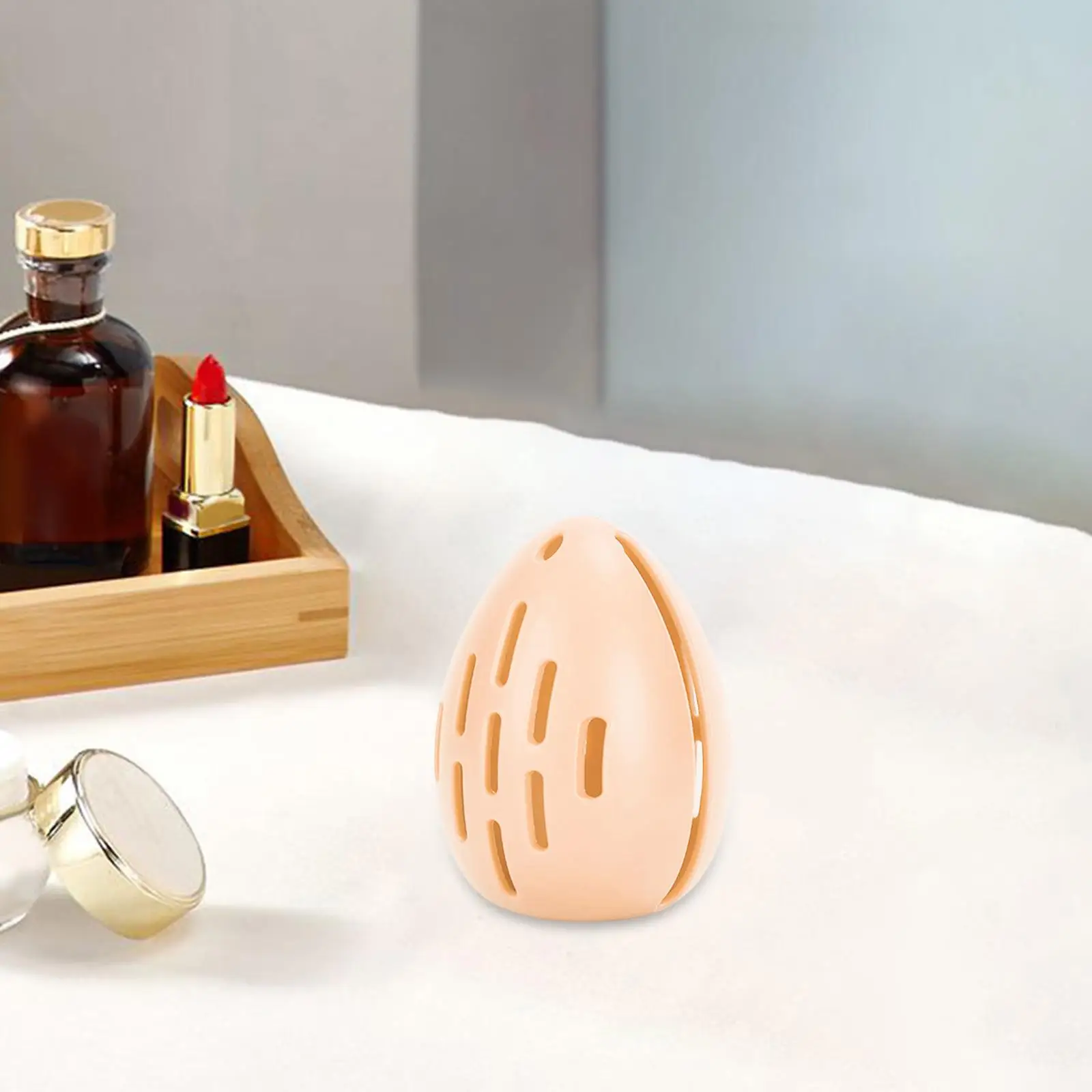 Makeup Sponge Holder Makeup Egg Storage Box Shatterproof for Daily Use Breathable