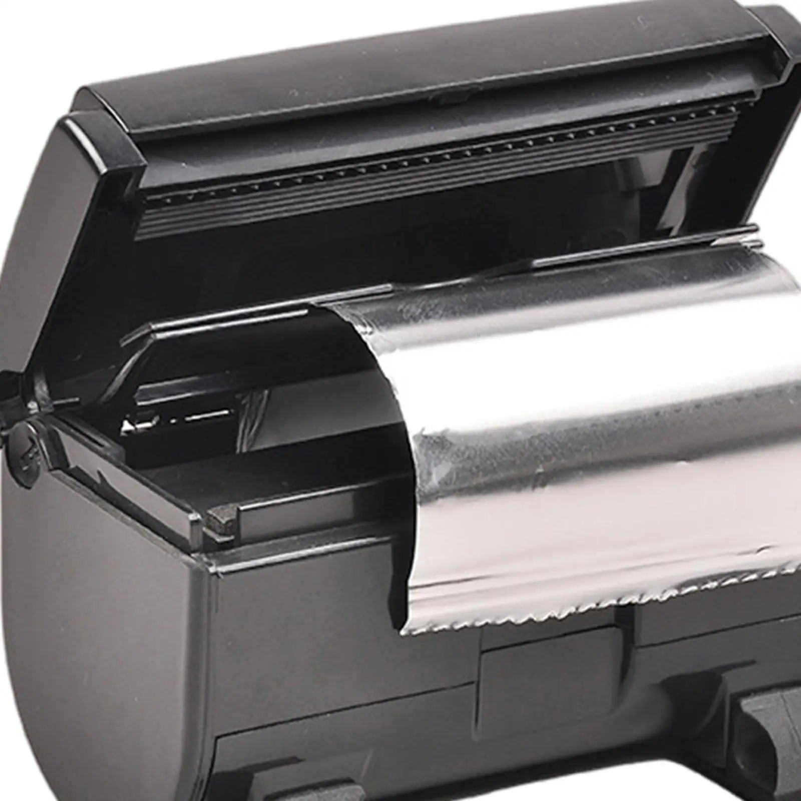 Tin Foil Cutter Automatic Cutting Portable Easy to Use Black Foil Paper Dispenser for Hairdressing Nail Art Tin Foil Hair Salon