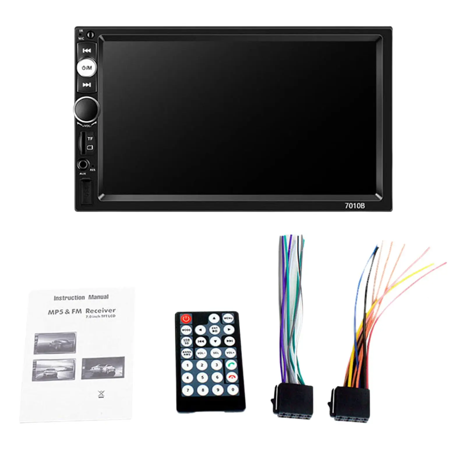 Multimedia Player Stereo Sound 7in LCD Touchscreen for Automotive RV