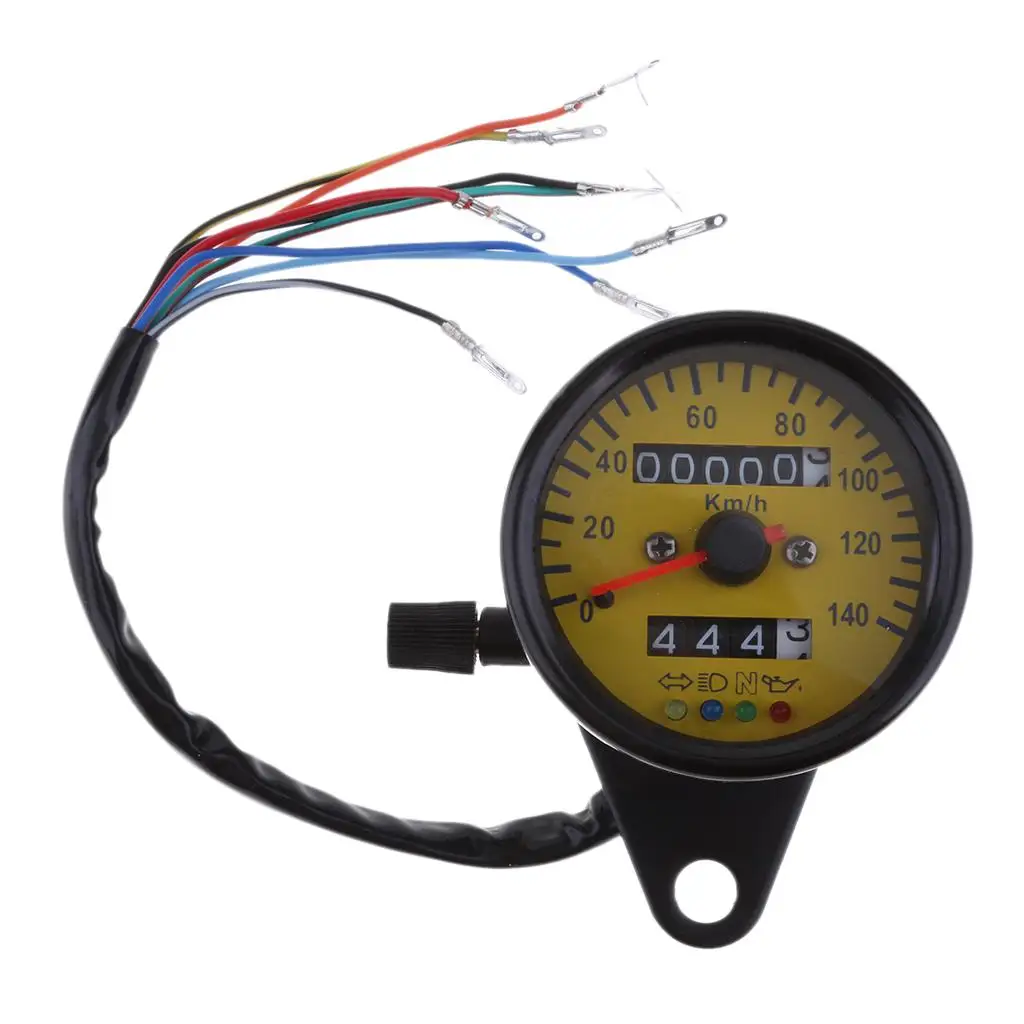 60mm Yellow  Motorcycle LED  With Indicator