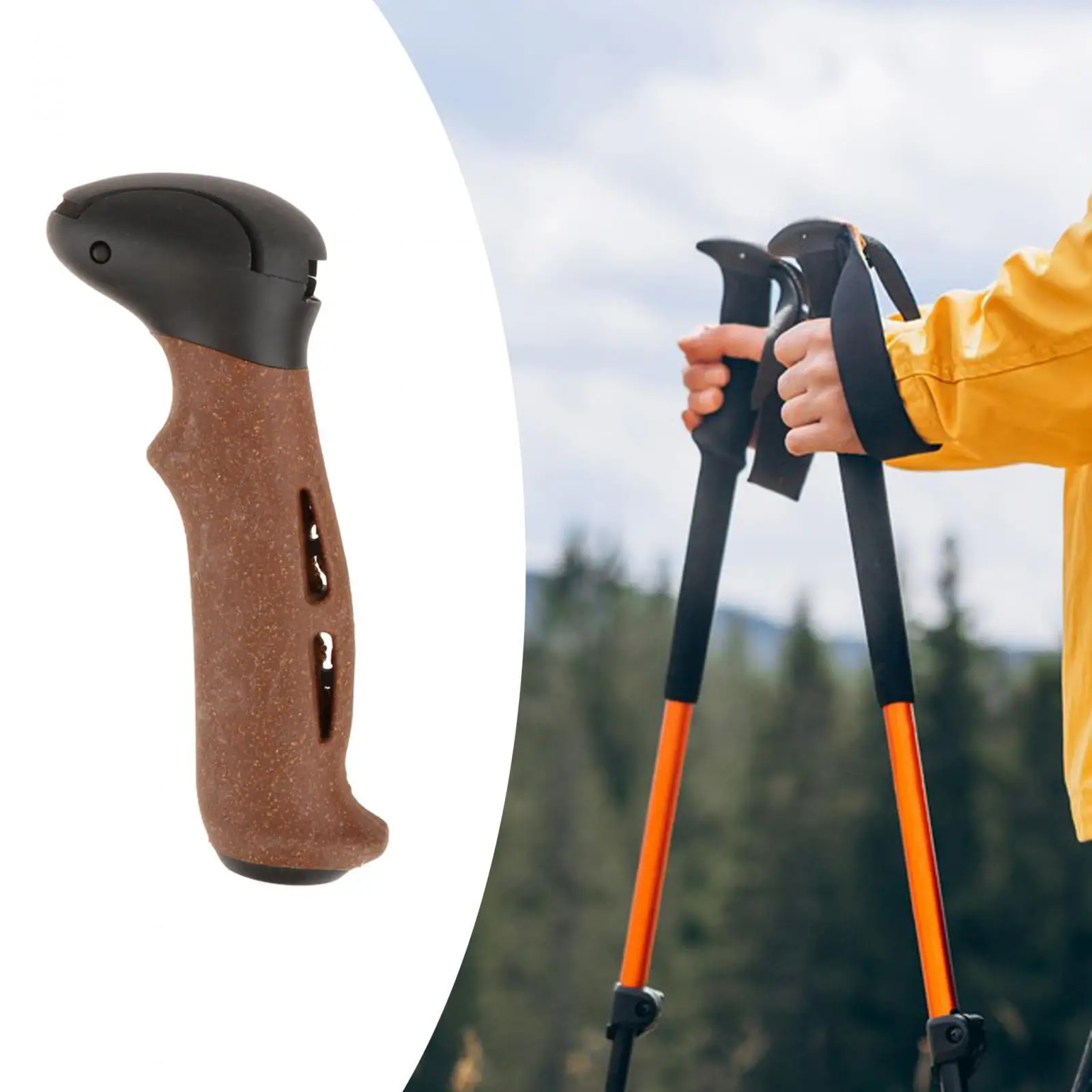 Hiking Pole Handle/ Outdoor Hiking Pole Grip/ Straight Grip Handle/ Hand Grip for Mountaineering