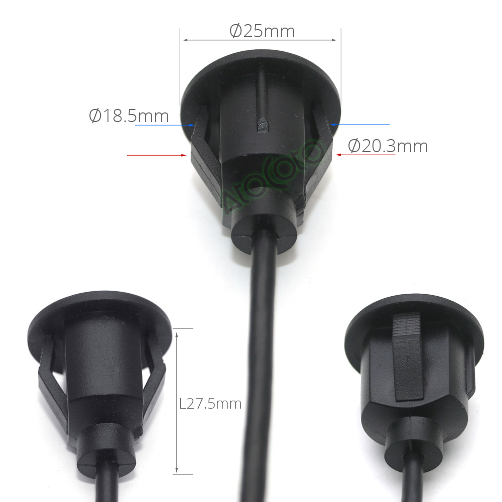 4 6-polige Autoradio-USB-Schnitts telle für Armaturen brett halterung für Android-Multimedia-Player – Detail 10