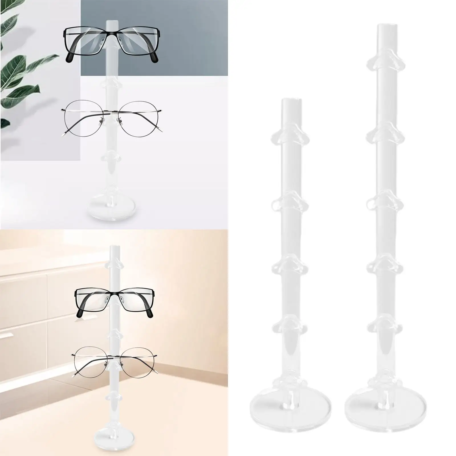 Sunglasses Rack Clear Fashion Simple Glasses Holder Eyewear Storage Organizer for Countertop Shop Retail Showcase Selling