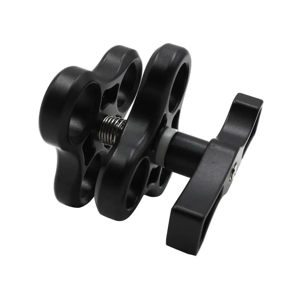 3 Hole Ball Clamp Mount Clip Adapter Bracket Holder for Action Sports Camera Underwater Housing Diving  Connected Accessories
