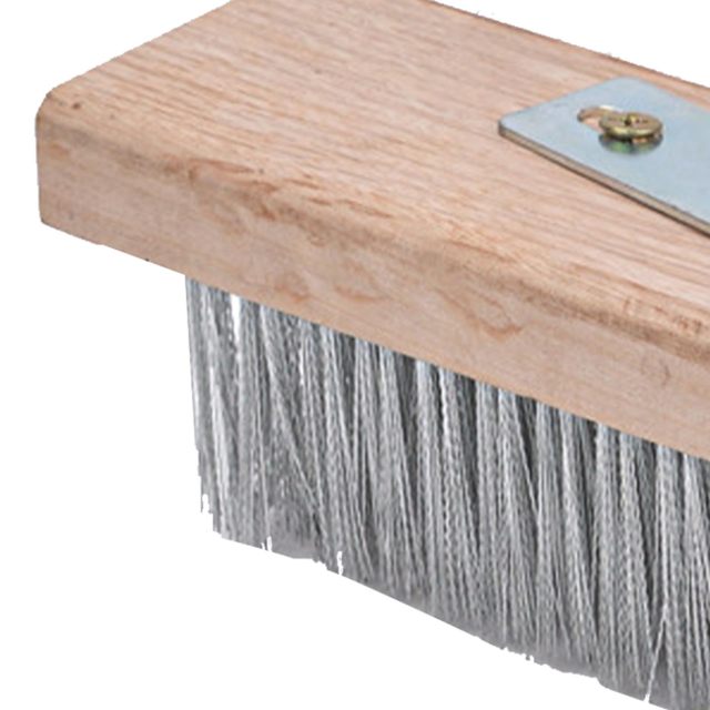 Tête De Balai Métallique Newman And Cole 30,5cm - Brosse Rigide Pour Nettoyage Terrasses Et Moisissures