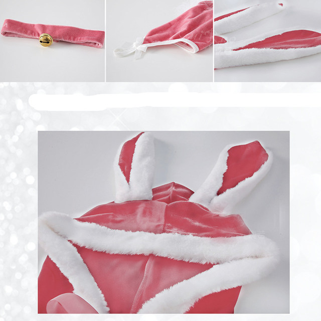 Menina Rosa Bunny shawl capuz cloak furry vestido mulheres Natal Roupas de  Limpeza Santa Claus Cosplay roupas - China Santa Claus e decoração de  férias preço