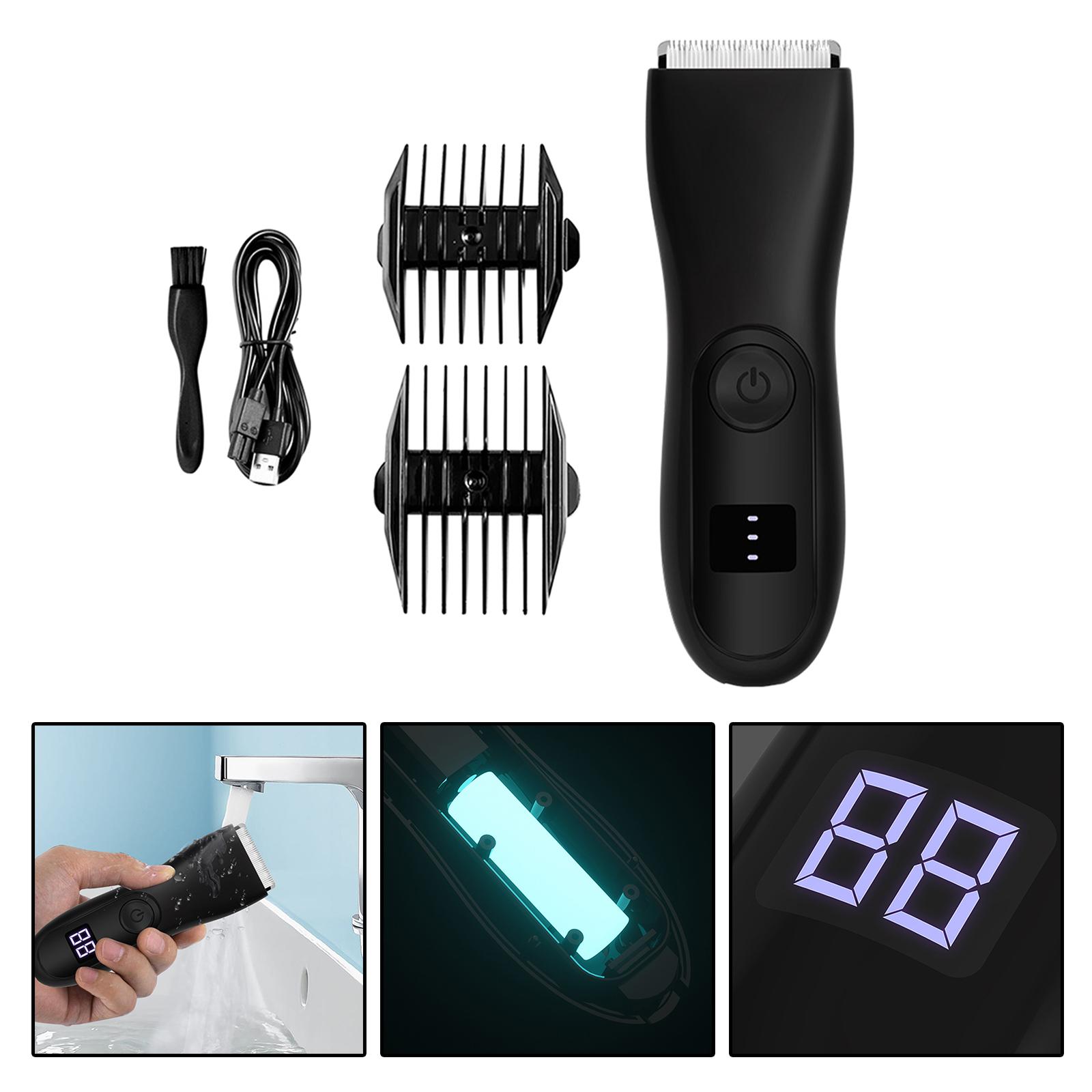 USB Charging Electric hair trimmer Trimmer Body Shaver Hair Remover with Guide Combs Ceramic Blades for Chest Body beard