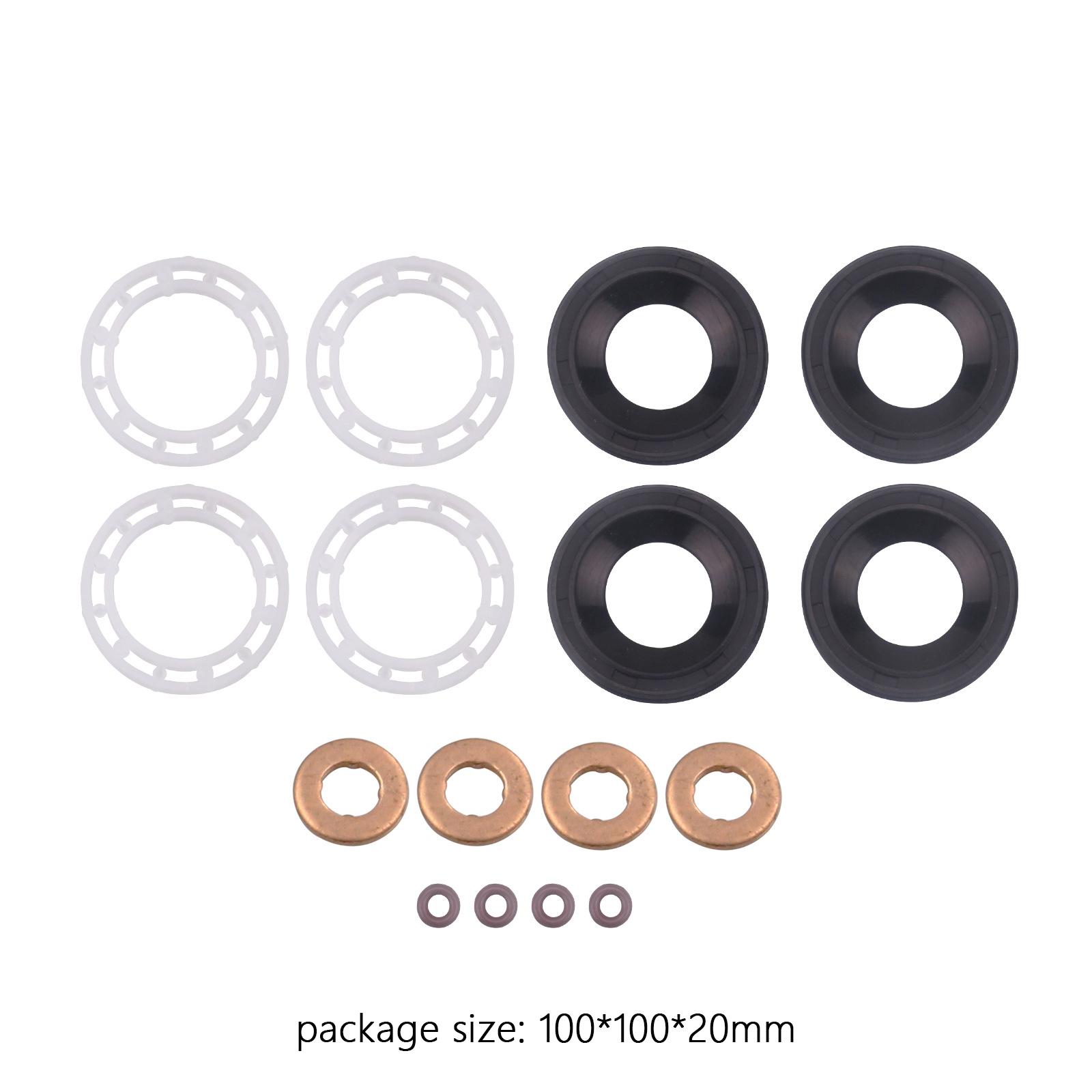 Seal Washer Protector injectors Seals 198299 Durable Copper Washers Diesel injectors for Peugeot Replacement Spare Parts