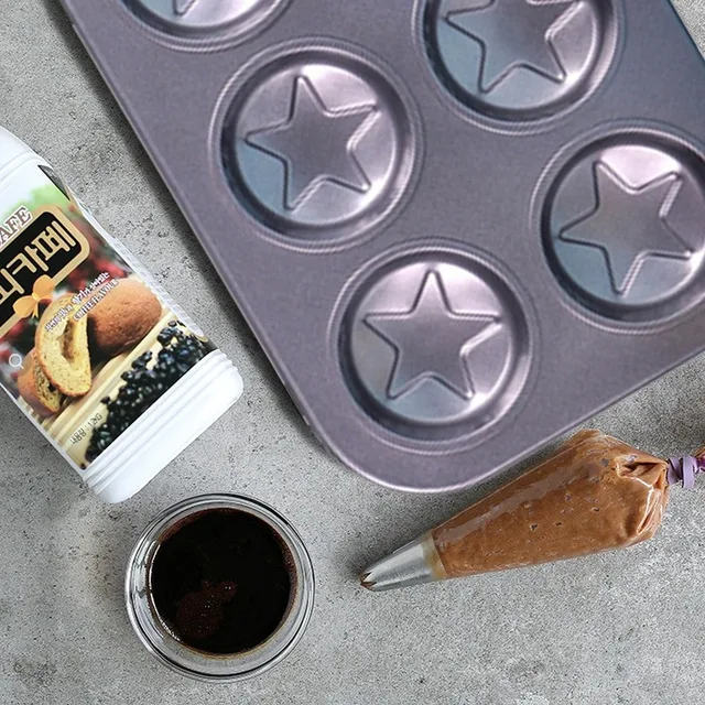 4-12cup Star Shape Baking Tools Pentagram Mousse Cake Baking Pan Non-Stick  Madeline Mold Pastry Tray Mini Donut Muffin Bakeware