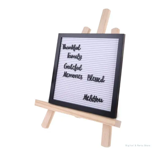 OOKWE Small Wooden Easel A-shaped Photo Frame Stand Tabletop