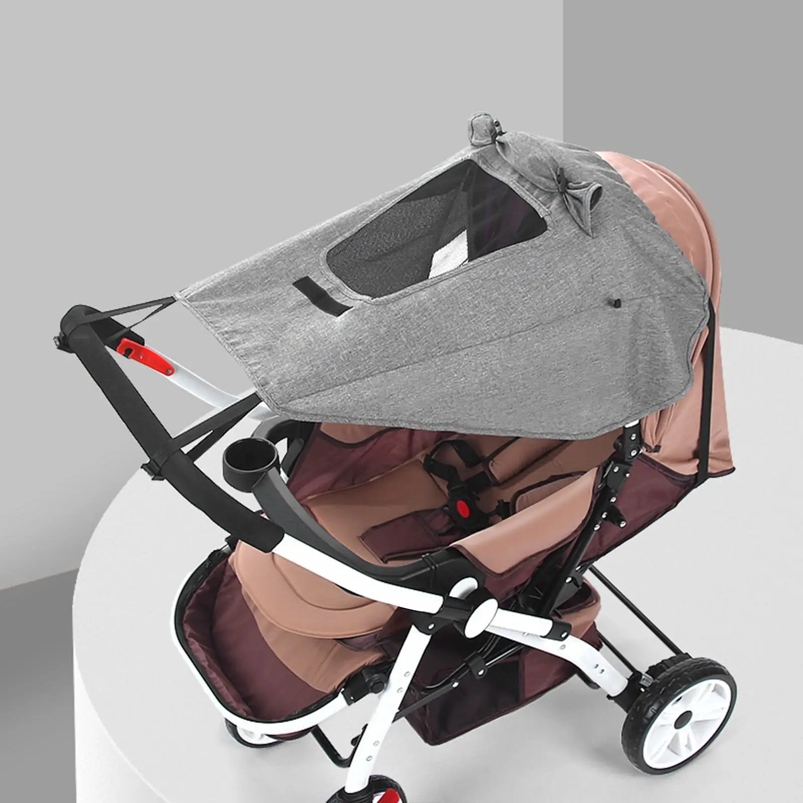 Waterproof Stroller Sunshade UV Protection Pram Sunshade for High Landscape Stroller Infants
