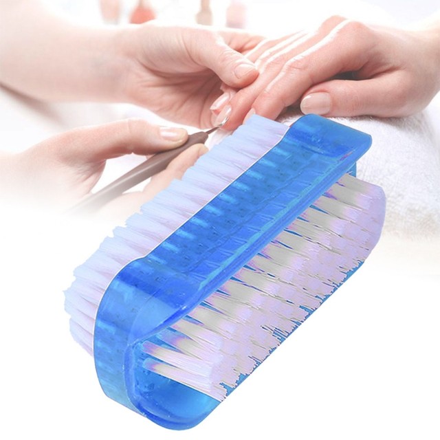 Nail Brush for Cleaning Fingernails Two Sided Hand Fingernail Scrub Brush  Soft Stiff Bristles Nails Toes Scrubber for Men Women Kids,4 PCS