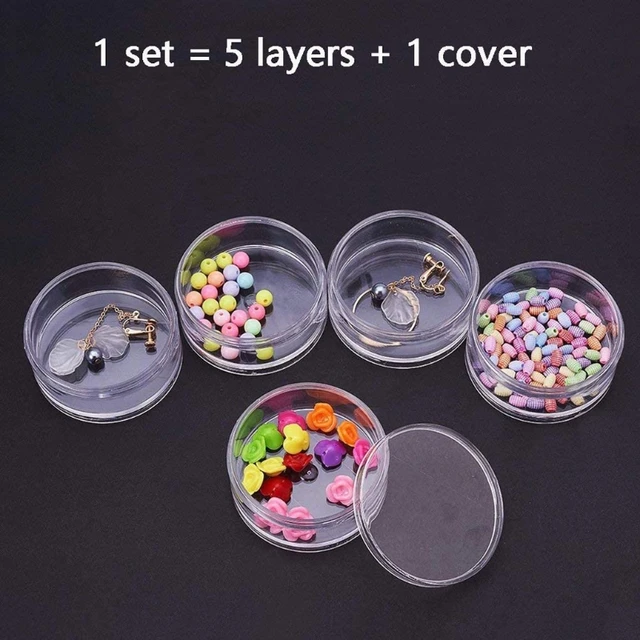 2 Pcs Clay Craft Storage Organizer Bead Holder Organizers Detachable  Jewelry Making Containers Plastic Travel - AliExpress