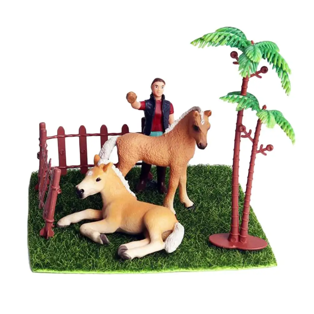 Mini Animal Figure Model Micro Landscape Decoration DIY Accessories Gifts