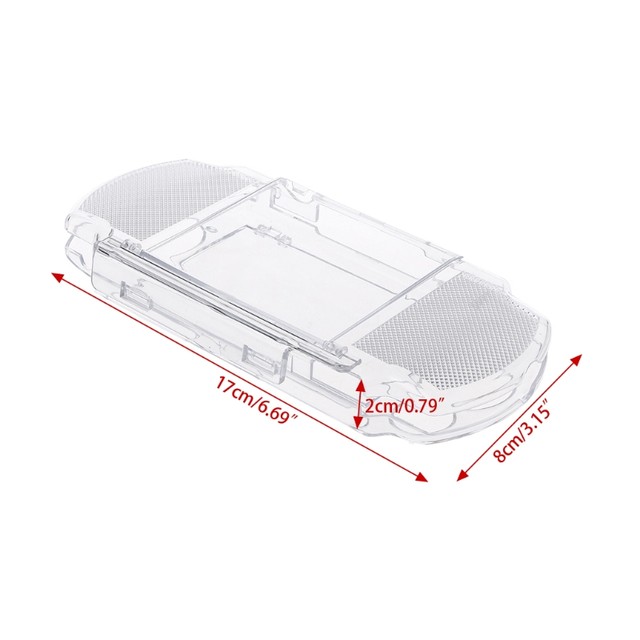 Carcasa transparente de Ehuebsd para PSP 2000 3000, funda protectora de  cristal para Sony Playstation