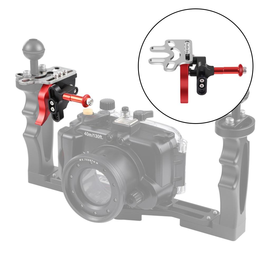 Scuba Diving Shutter Extension Rod Adapter for Panansoic Aluminum Alloy Professional Easy to Install Convenient to Carry