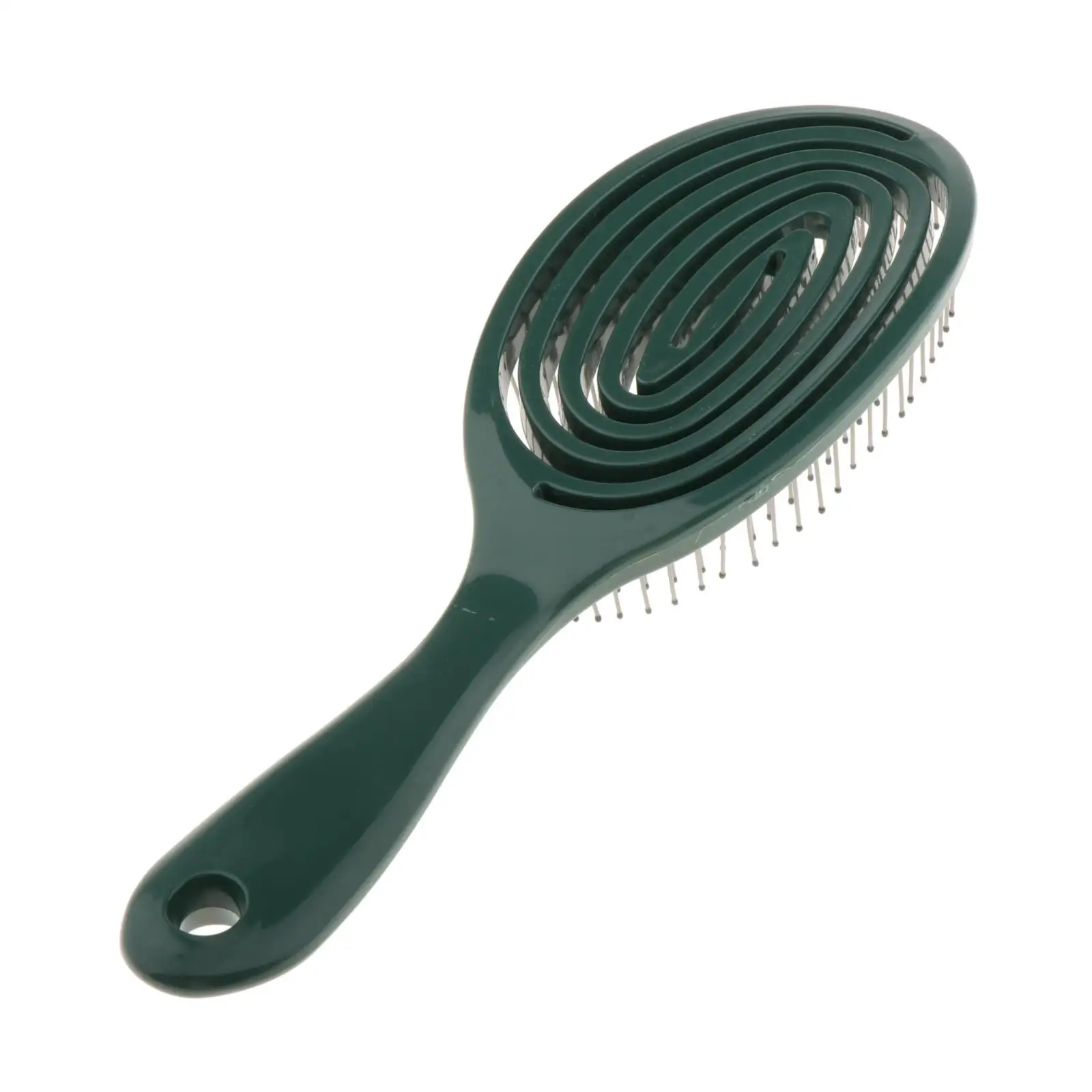 Comb Hair Brush  W/ Handle Hairbrush Dry Men Women Thin & Anti-knot