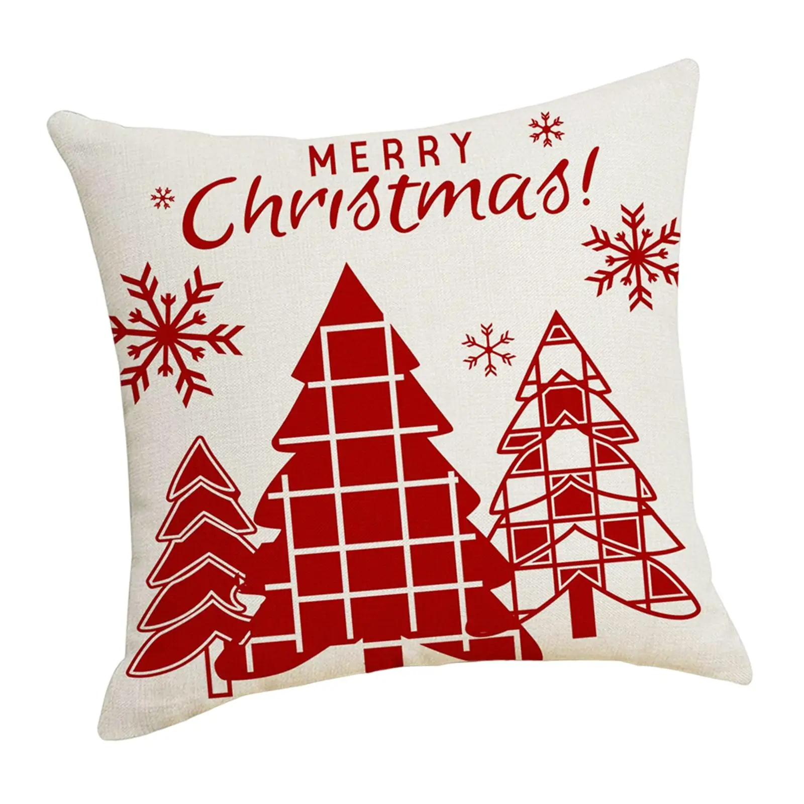 2 Pieces Pillow Cover Protective Christmas Pillow Case for Restaurant 