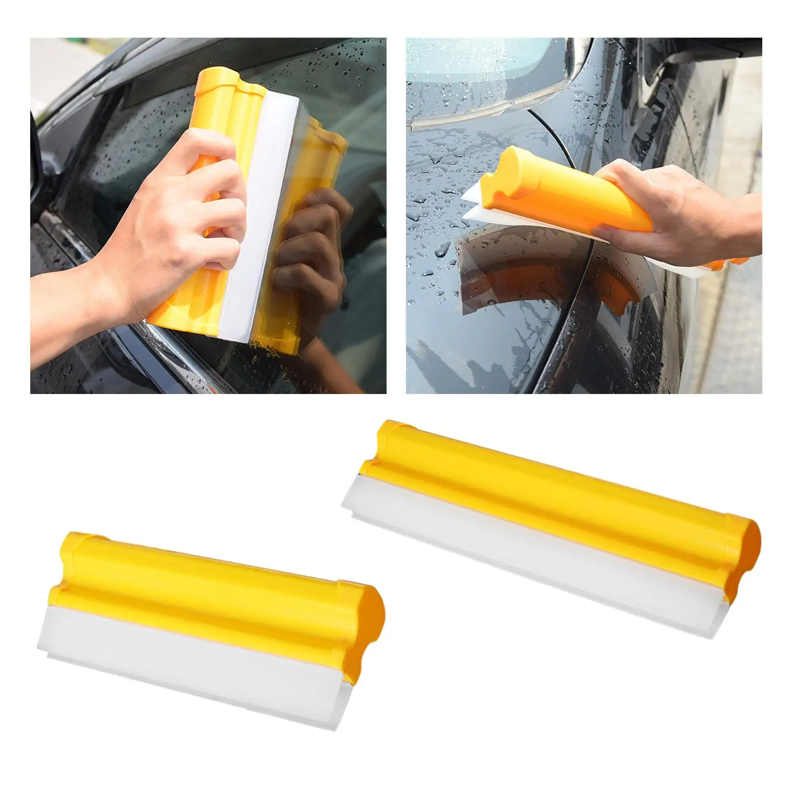 Window Scrubber Cleaning Tool Multifunction Handheld Silicone Wiper Board for Shower Doors Car Window Mirror Glass Fogged Mirror