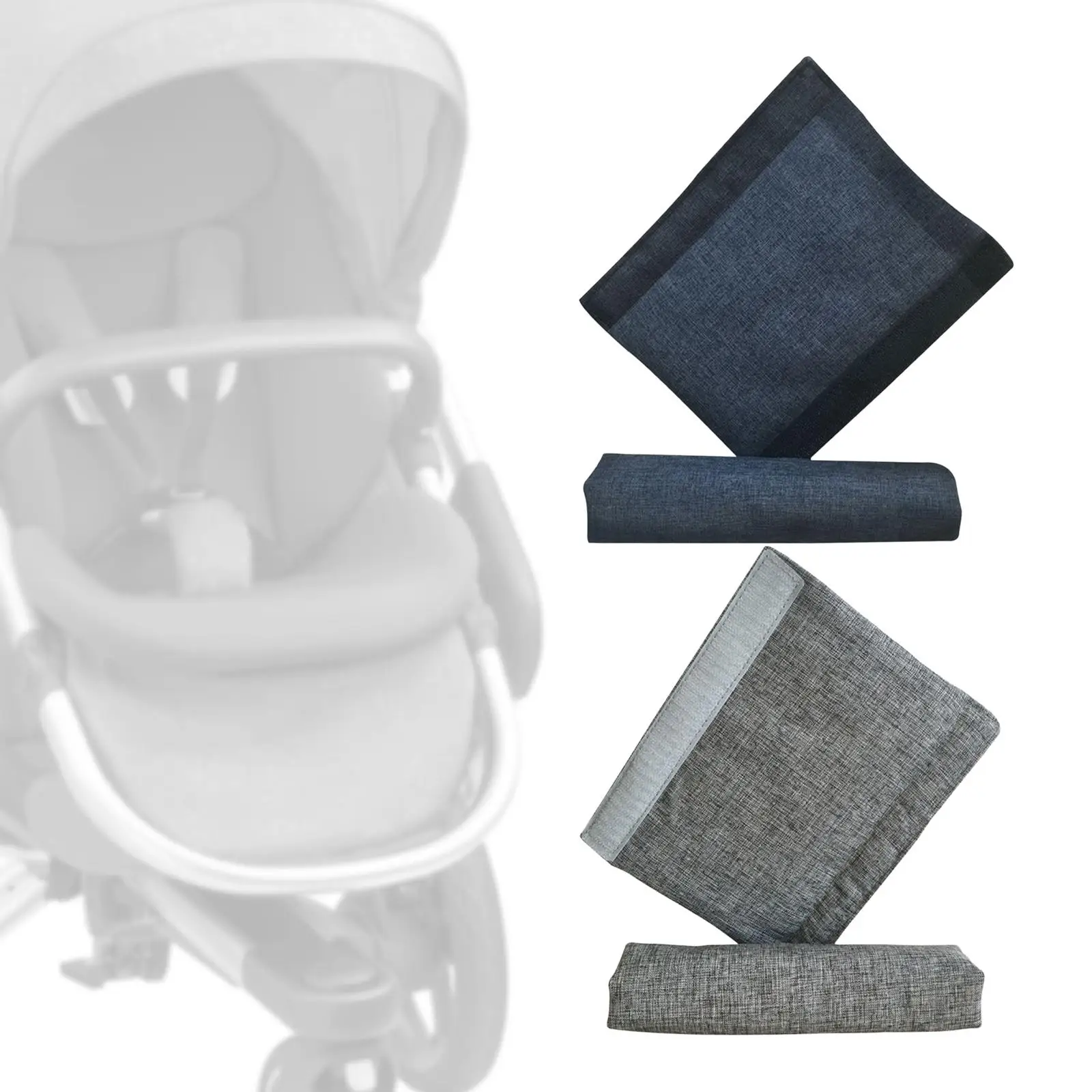 2x Stroller Handlebar Covers Protector Durable for Infant Toddler Pram