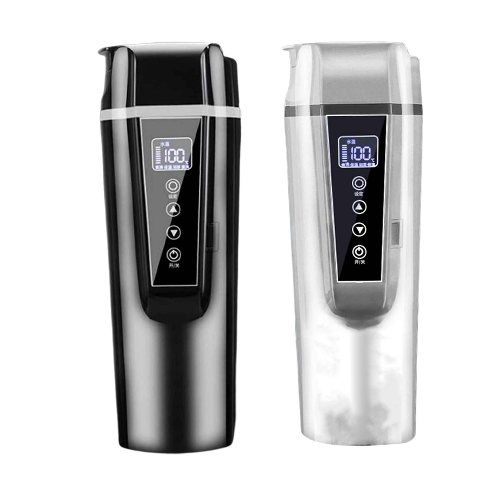 450ml Car Kettle er , Auto Shut Off, Winter Kettle for Camping Travel Boat Milk Tea