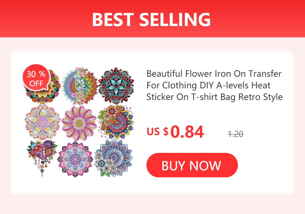 Description Picture 2 of itemColorful Feathers Patches On Clothes DIY A-levels Iron On Transfer For Clothing Funny Design Heat Sticker On T-shirt Hoodies Top