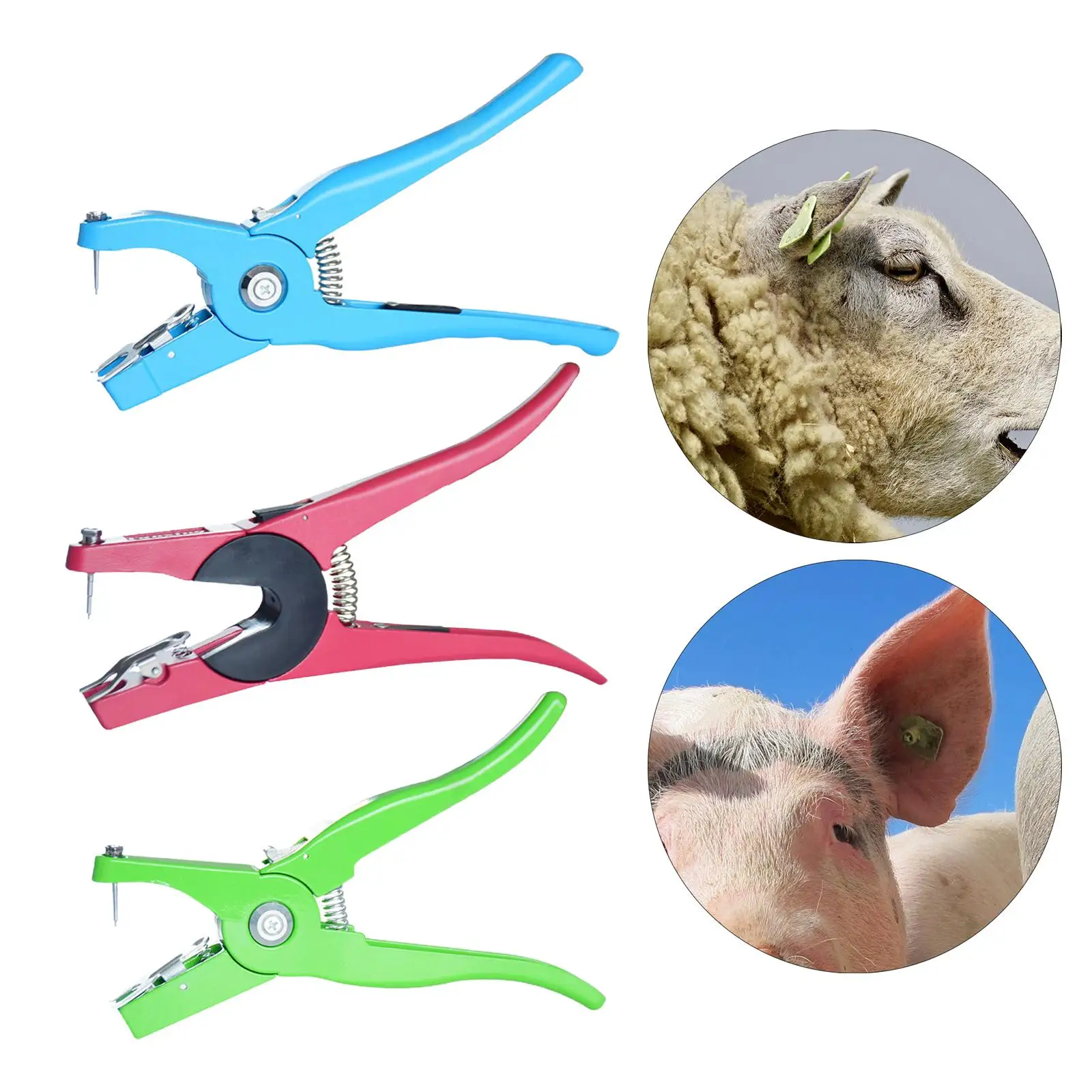 ear tags Pliers Sturdy Practical Livestock Supplies Identification Tags Wear Tool Marking Pliers for Cattle Goat Sheep Cow Horse