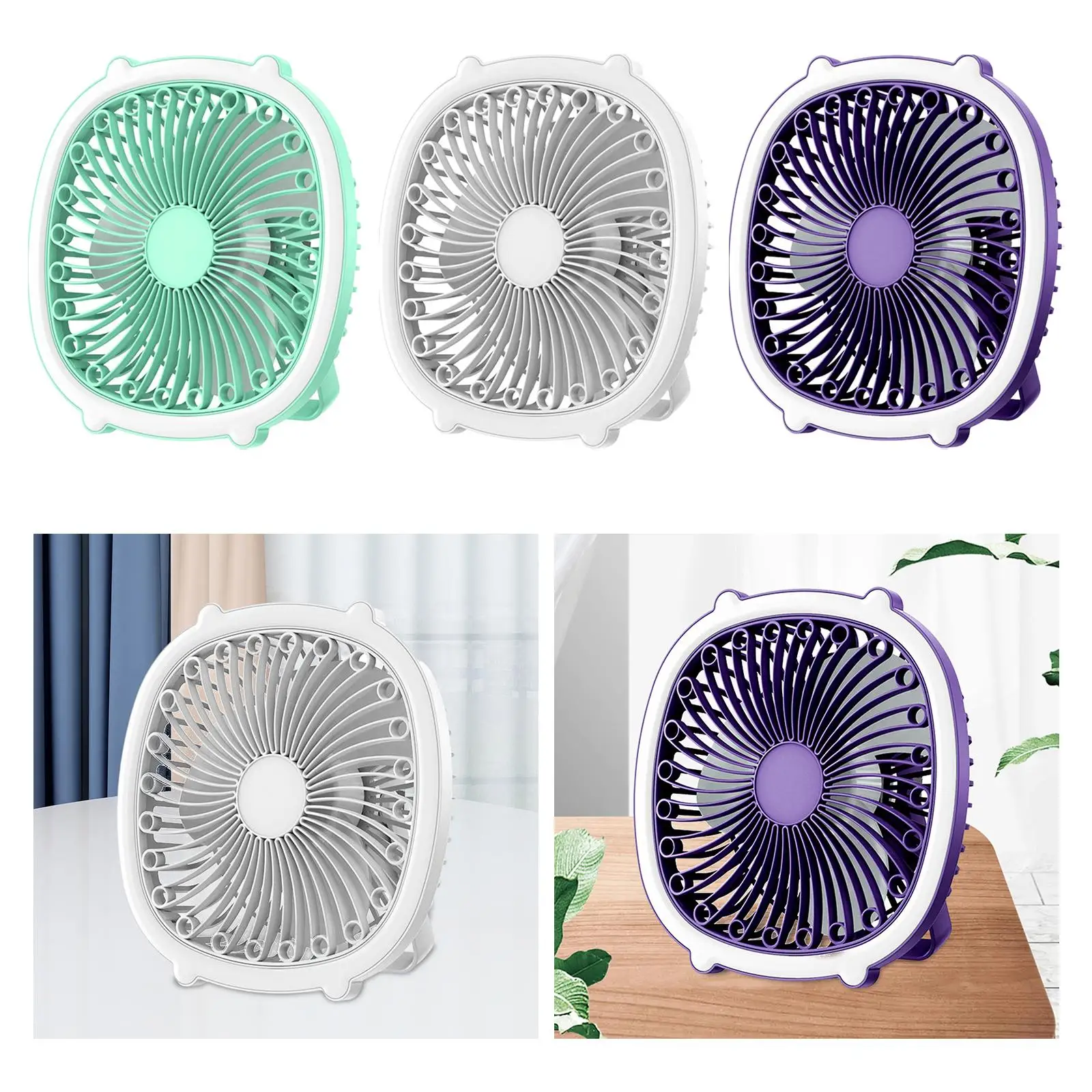 Personal Table Cooling Fan Quiet Operation Desk Fans for Outdoor Indoor Home