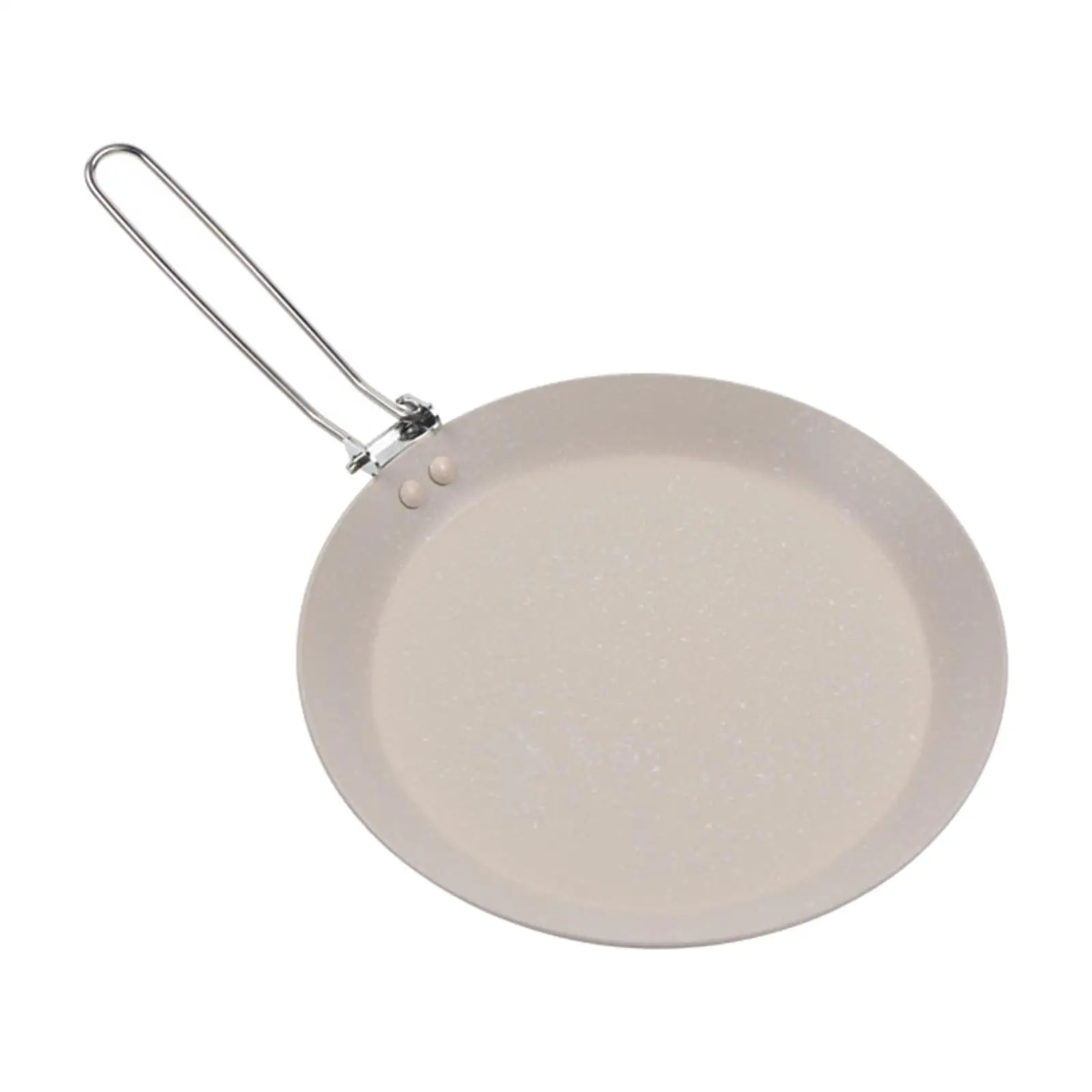 Nonstick Camping Frying Pan Skillets Omelet Wok Pan Fryer Round 21cm Frypan Fry Pan for Barbecue Cooking Egg Steak BBQ